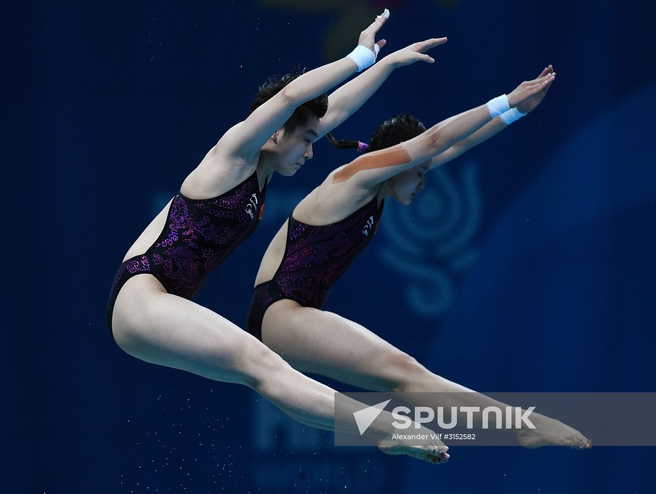 2017 FINA World Championships. Diving. Women's synchronized 10m platform. Final