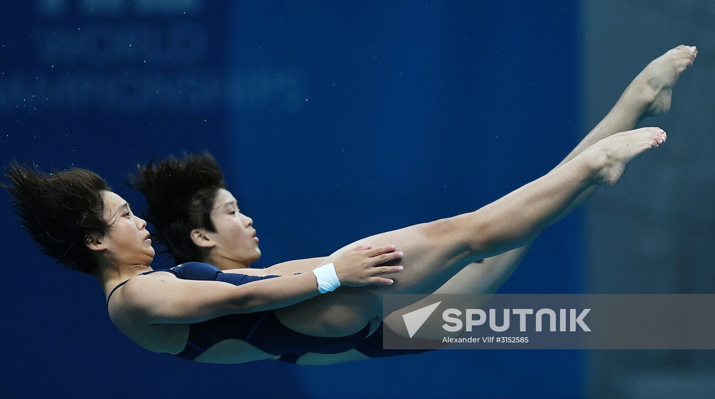 2017 FINA World Championships. Diving. Women's synchronized 10m platform. Final