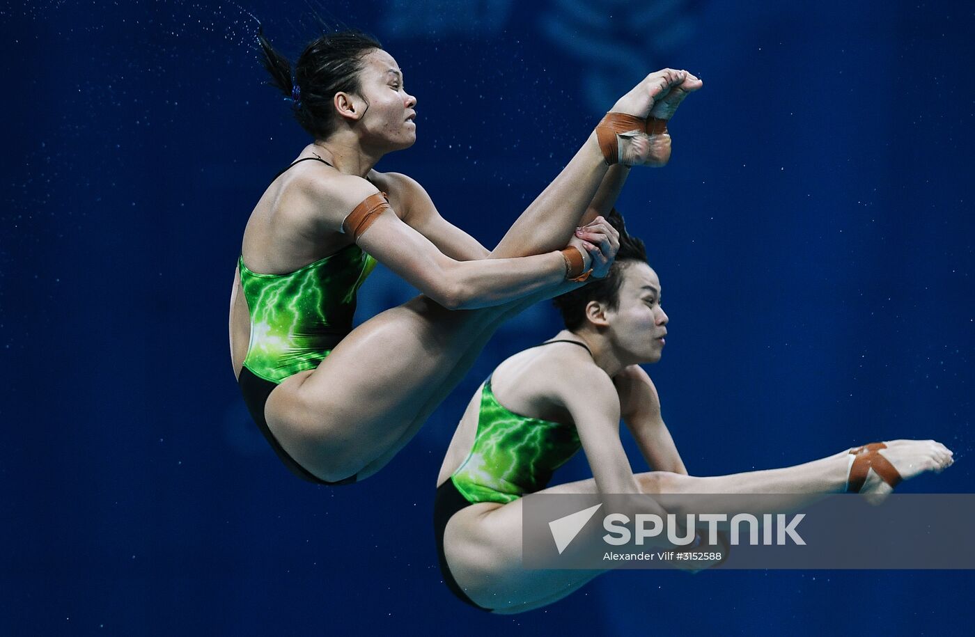 2017 FINA World Championships. Diving. Women's synchronized 10m platform. Final