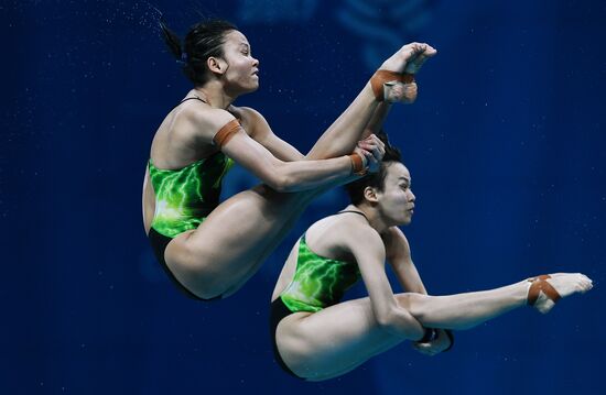 2017 FINA World Championships. Diving. Women's synchronized 10m platform. Final