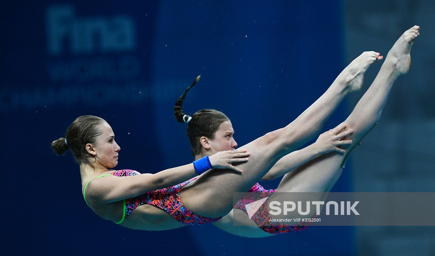 2017 FINA World Championships. Diving. Women's synchronized 10m platform. Final