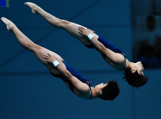 2017 FINA World Championships. Diving. Women's synchronized 10m platform. Final