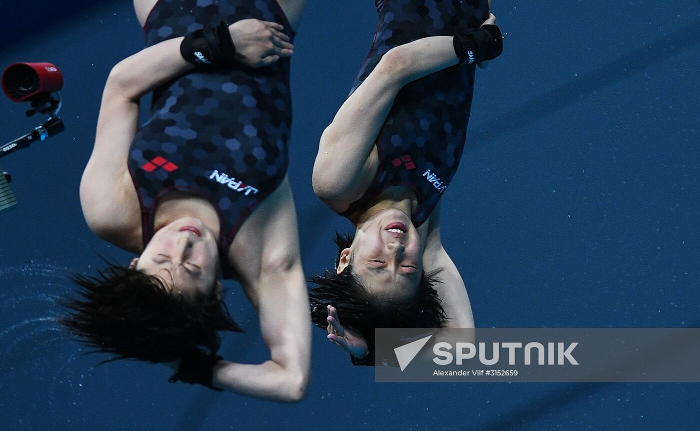 2017 FINA World Championships. Diving. Women's synchronized 10m platform. Final