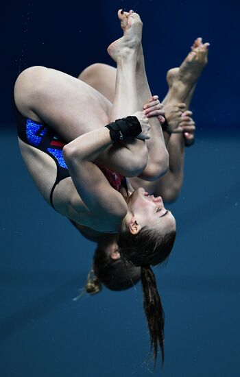 2017 FINA World Championships. Diving. Women's synchronized 10m platform. Final