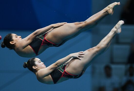 2017 FINA World Championships. Diving. Women's synchronized 10m platform. Final