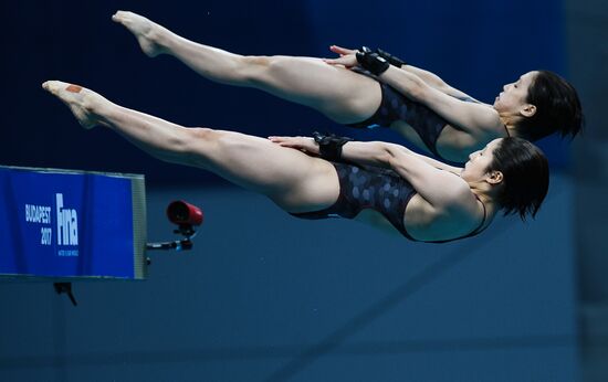 2017 FINA World Championships. Diving. Women's synchronized 10m platform. Final