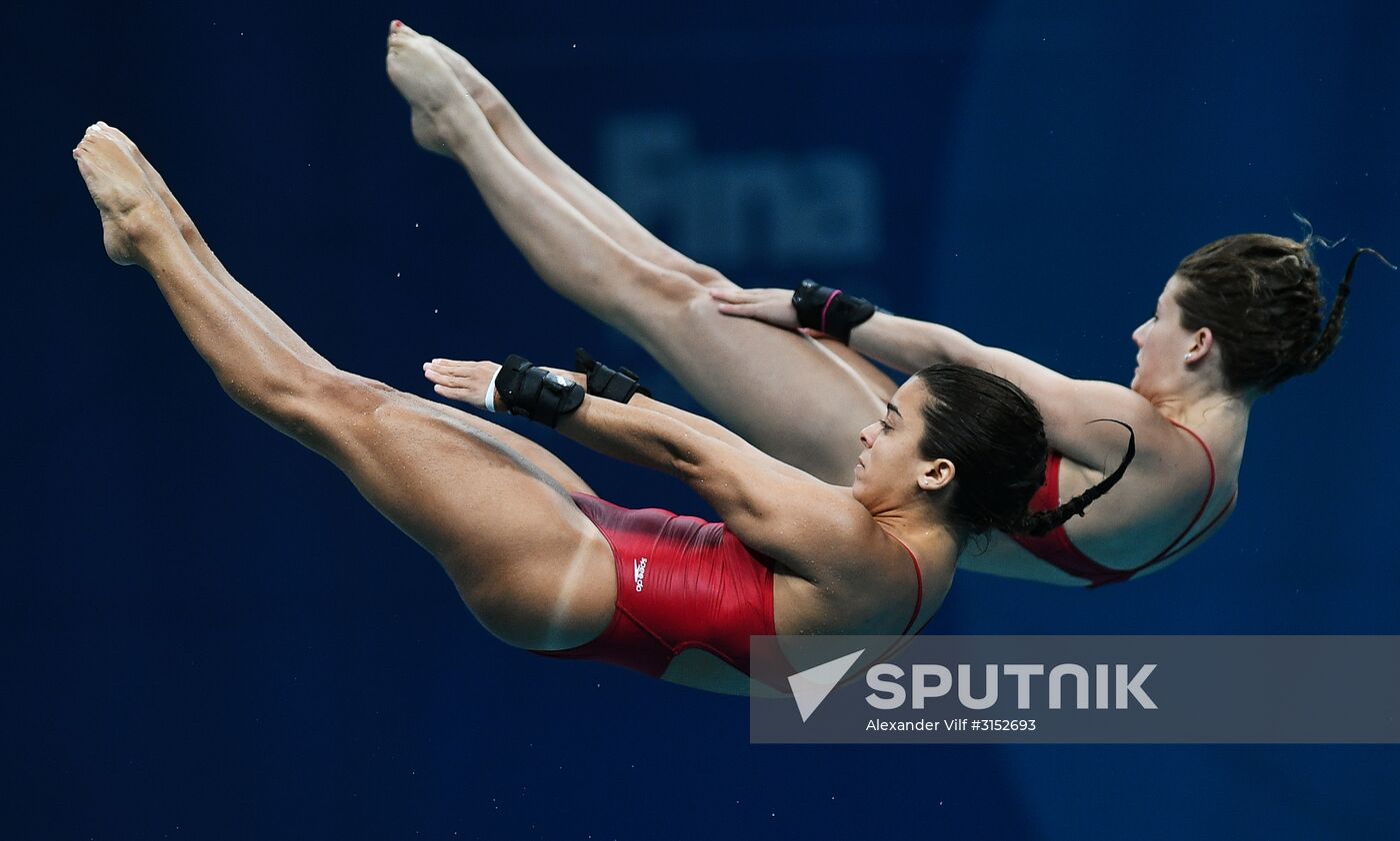 2017 FINA World Championships. Diving. Women's synchronized 10m platform. Final