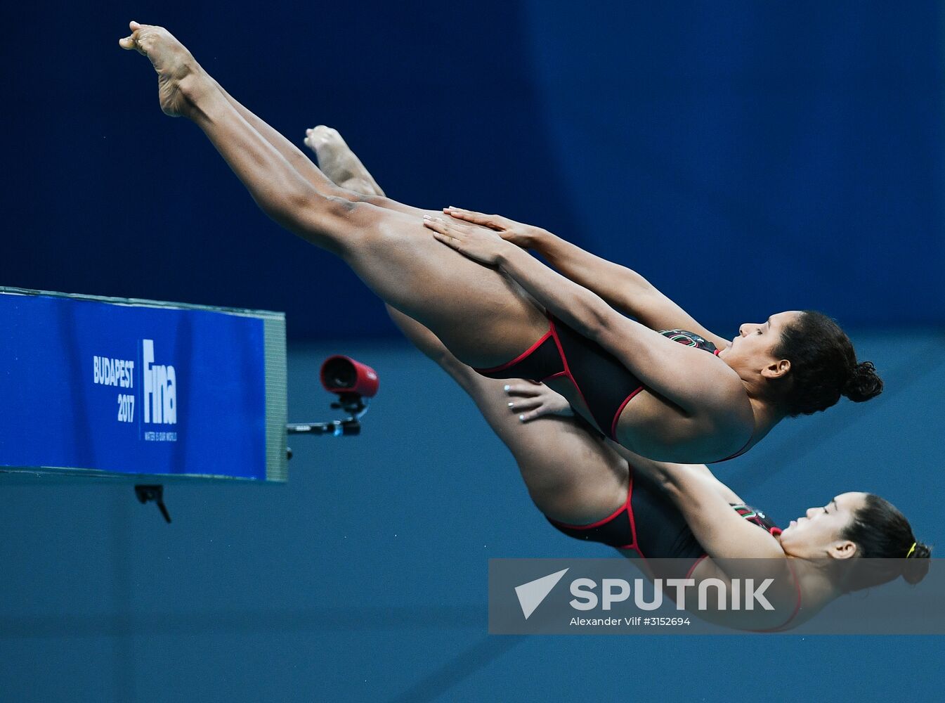 2017 FINA World Championships. Diving. Women's synchronized 10m platform. Final