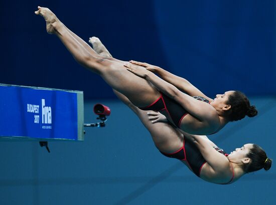 2017 FINA World Championships. Diving. Women's synchronized 10m platform. Final