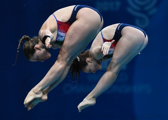 2017 FINA World Championships. Diving. Women's synchronized 10m platform. Final