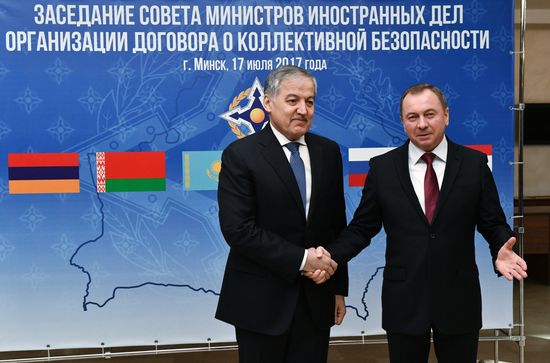 Meeting of CSTO Council of Foreign Ministers in Minsk