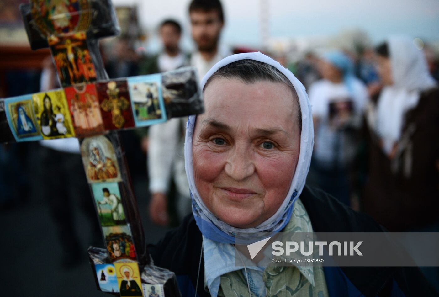 Tsarian religious procession in Yekaterinburg