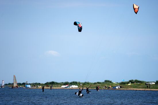 Holiday-making in Veselovka Village on Bugaz Spit