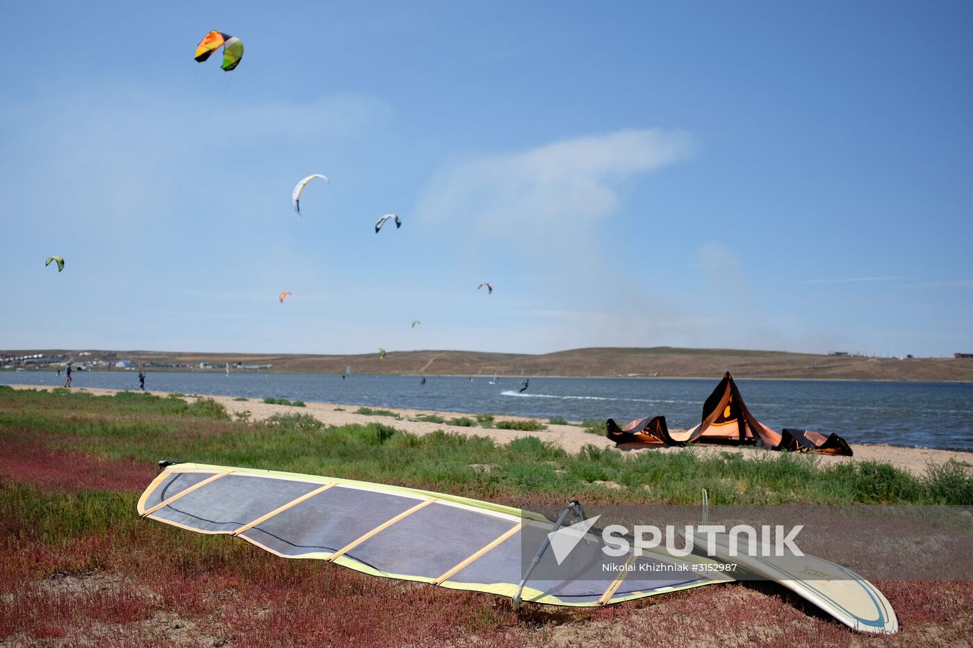 Holidays on Bugazskaya Spit in Veselovka village