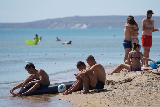 Holiday-making in Veselovka Village on Bugaz Spit