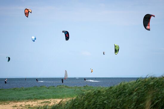 Holiday-making in Veselovka Village on Bugaz Spit