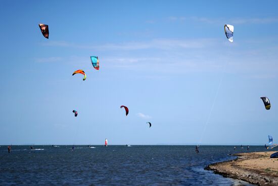 Holiday-making in Veselovka Village on Bugaz Spit