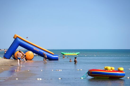 Holiday-making in Veselovka Village on Bugaz Spit