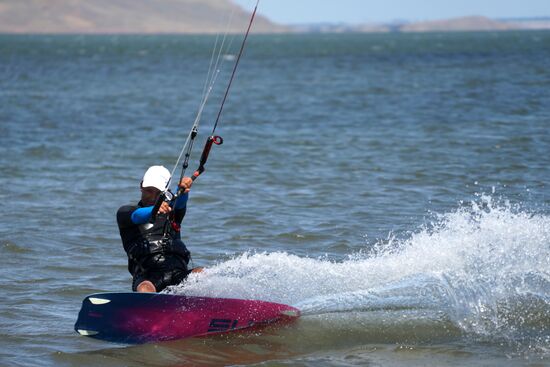 Holiday-making in Veselovka Village on Bugaz Spit