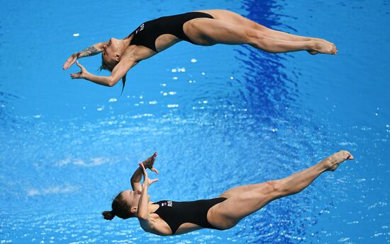 2017 FINA World Championships. Synchronized 3m-Springboard Diving. Women. Finals.