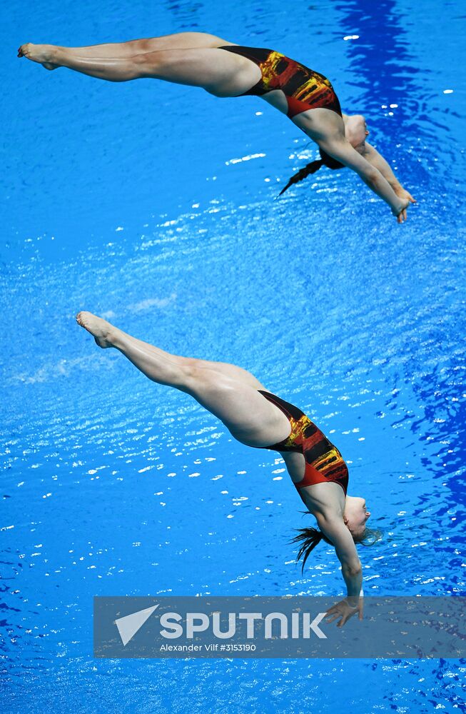 2017 FINA World Championships. Synchronized 3m-Springboard Diving. Women. Finals.