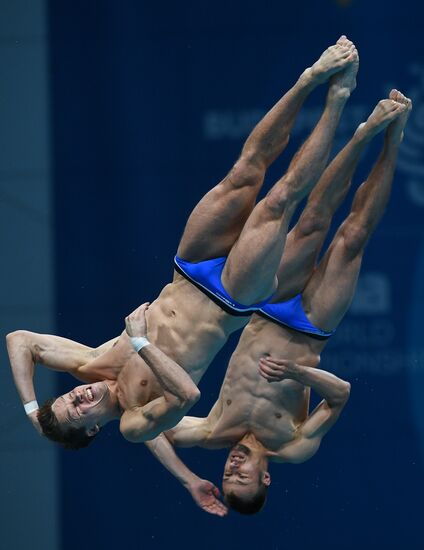 17th FINA World Masters Championships. Men's synchronized 10m platform finals