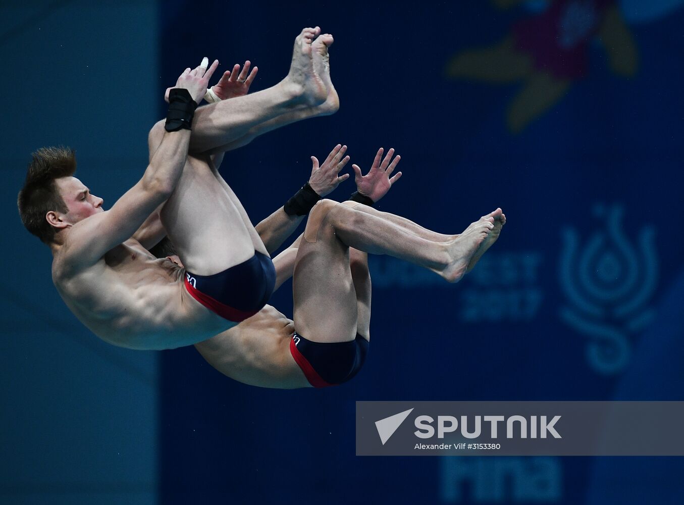 The 17th FINA World Aquatics Championships. Men's 10m platform synchro finals