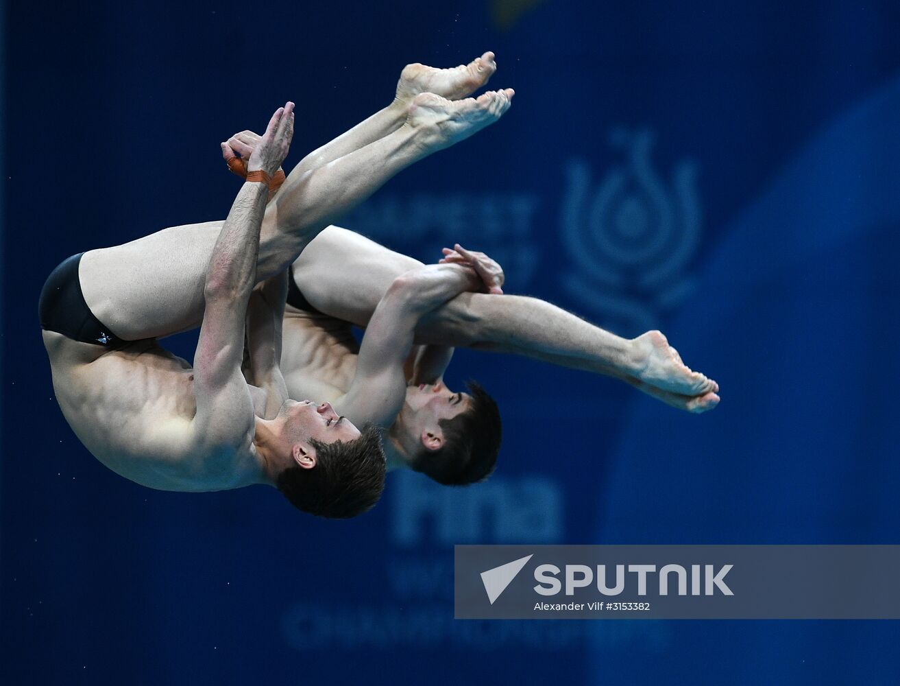 The 17th World Aquatics Championships. Men's 10m platform synchro finals