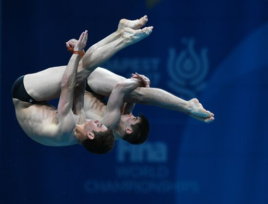 The 17th World Aquatics Championships. Men's 10m platform synchro finals