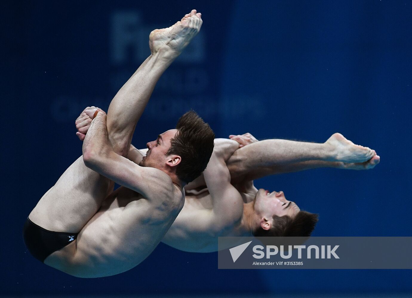 The 17th World Aquatics Championships. Men's 10m platform synchro finals