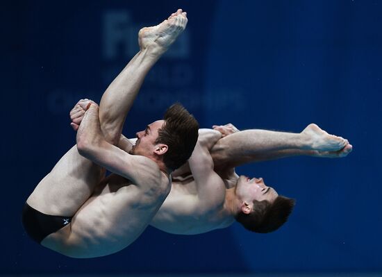 The 17th World Aquatics Championships. Men's 10m platform synchro finals