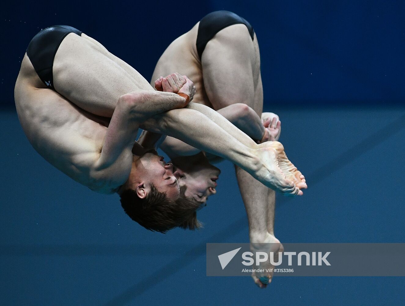 The 17th World Aquatics Championships. Men's 10m platform synchro finals