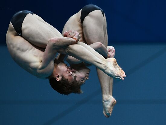 The 17th World Aquatics Championships. Men's 10m platform synchro finals