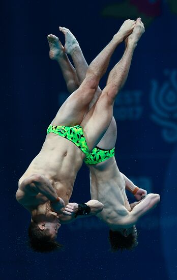 The 17th World Aquatics Championships. Men's 10m platform synchro finals