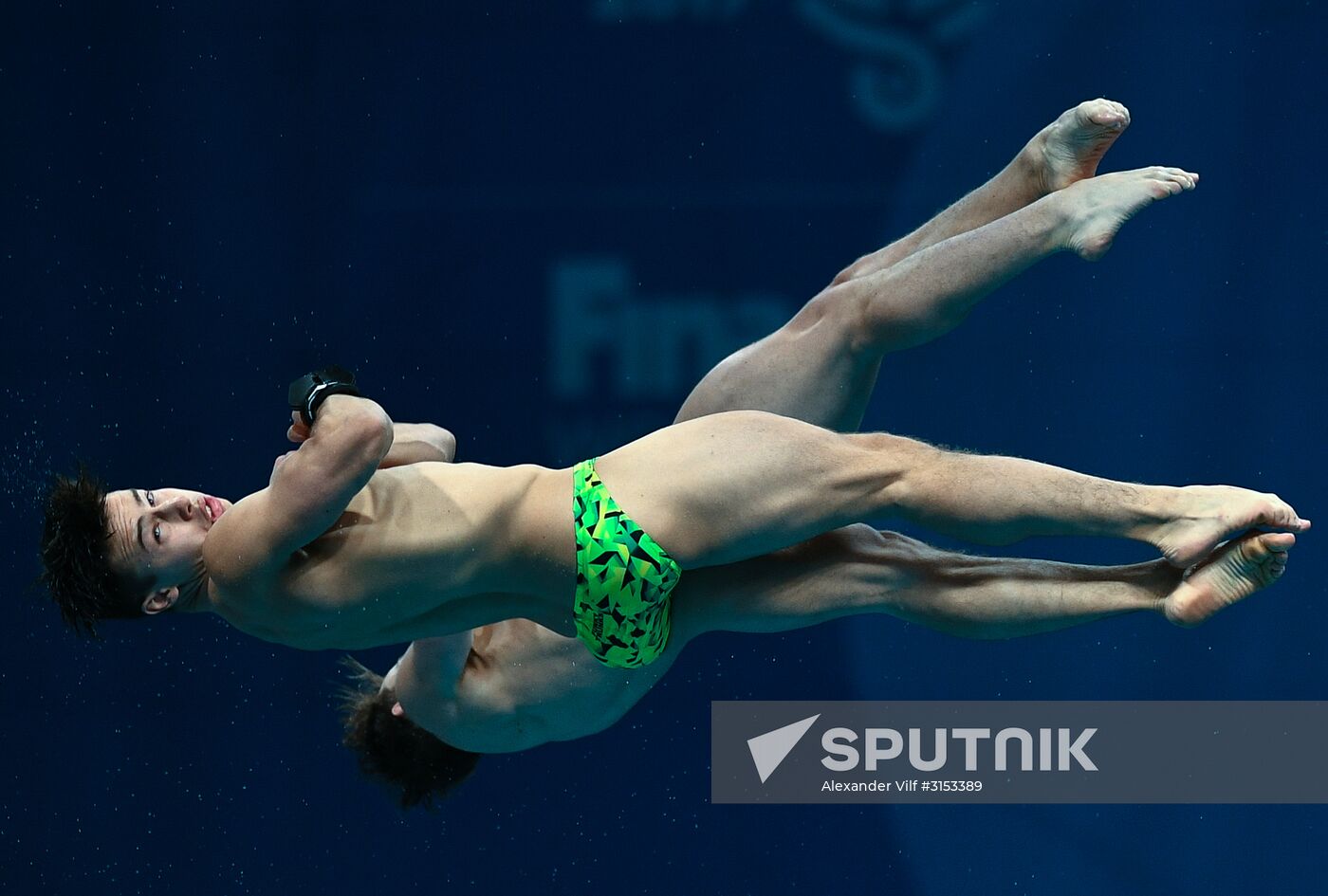 The 17th World Aquatics Championships. Men's 10m platform synchro finals