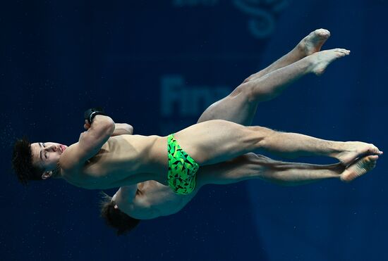 The 17th World Aquatics Championships. Men's 10m platform synchro finals