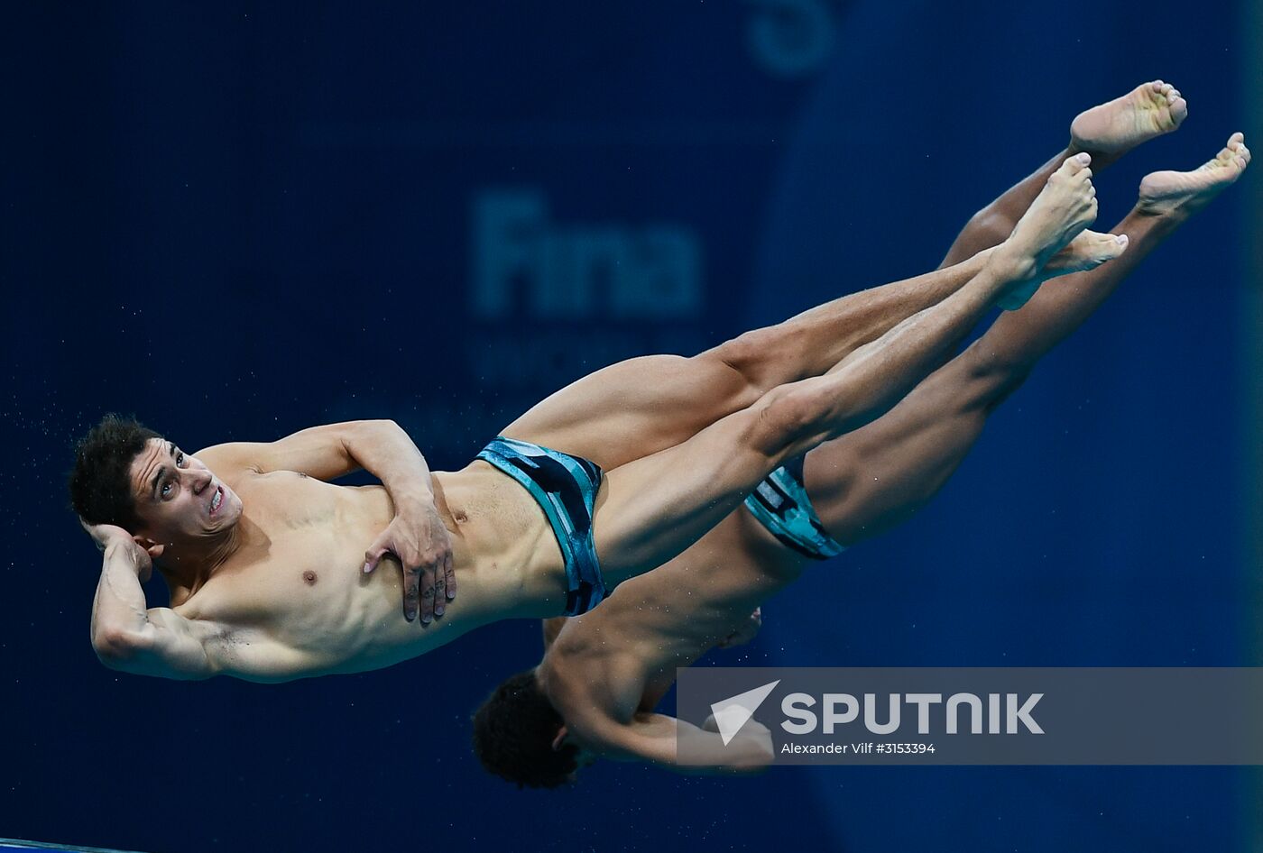 The 17th World Aquatics Championships. Men's 10m platform synchro finals