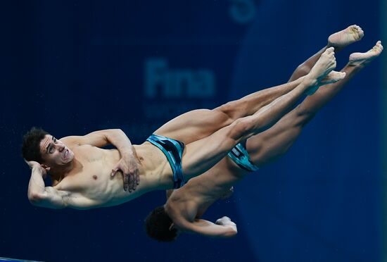 The 17th World Aquatics Championships. Men's 10m platform synchro finals