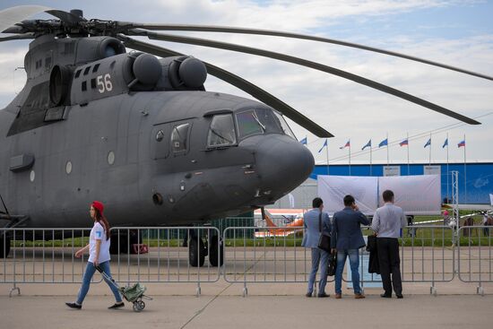 International Aviation and Space Salon MAKS 2017 opens in Zhukovsky