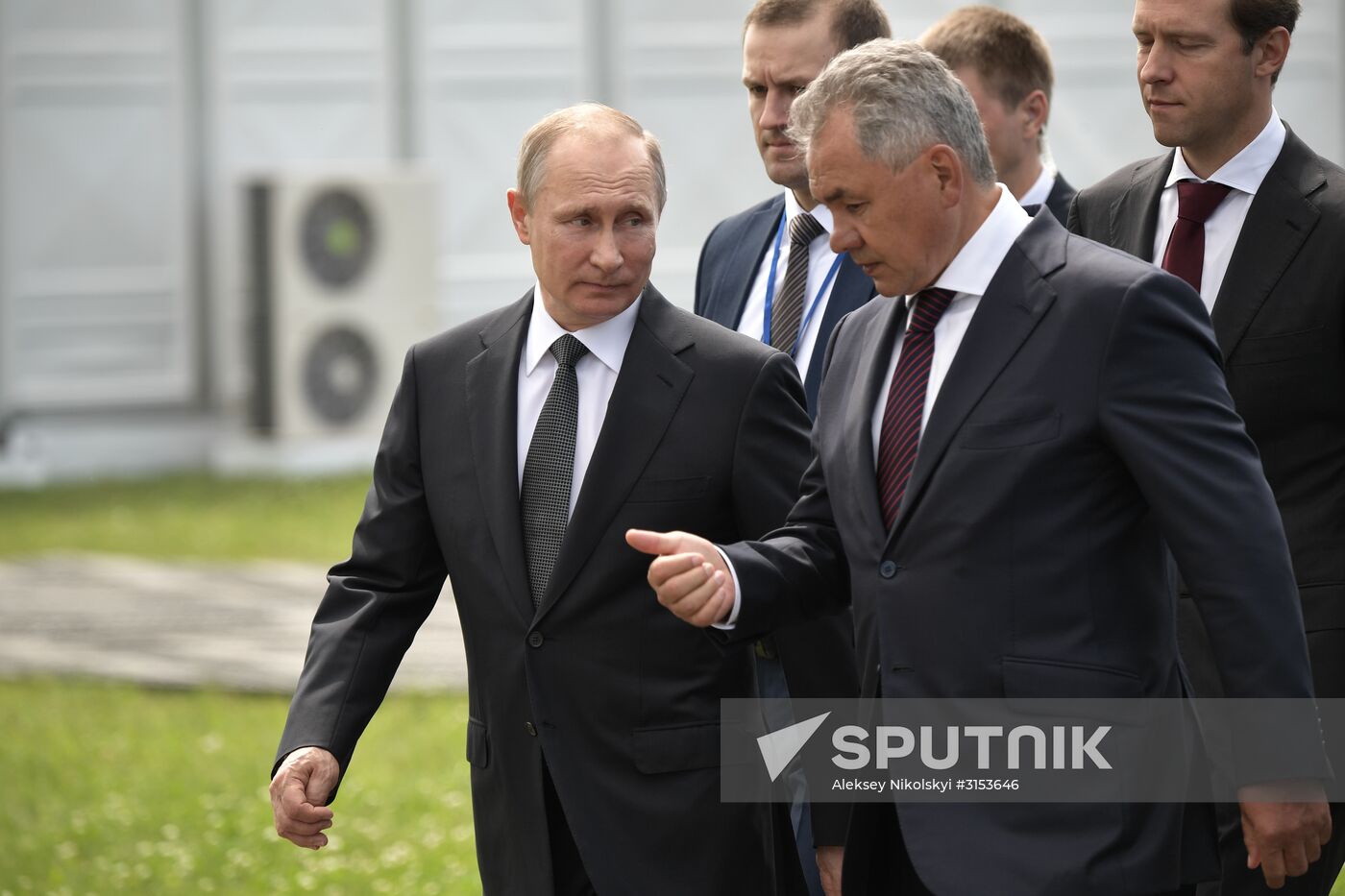 Russian President Vladimir Putin attends MAKS-2017 internatonal airshow in Zhukovsky