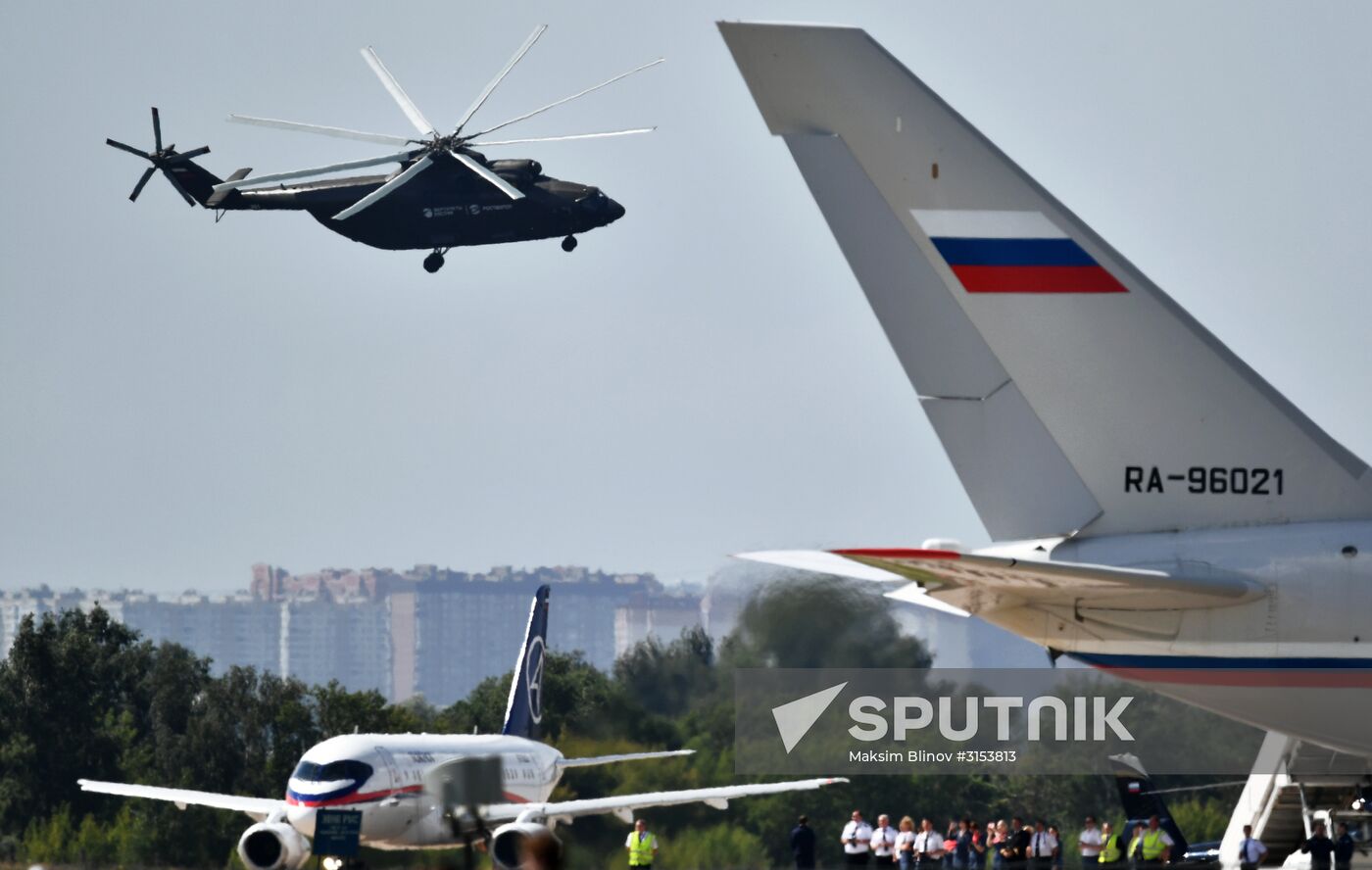 International Aviation and Space Salon MAKS-2017 opens in Zhukovsky