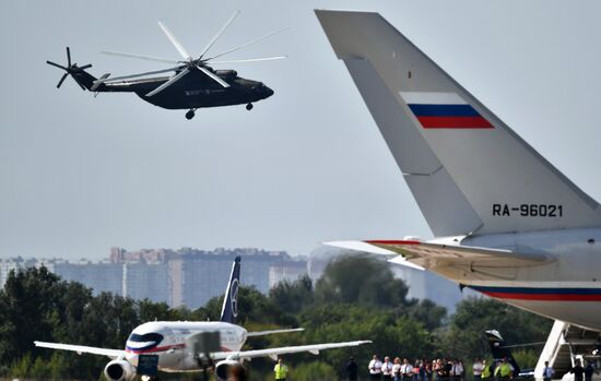 International Aviation and Space Salon MAKS-2017 opens in Zhukovsky