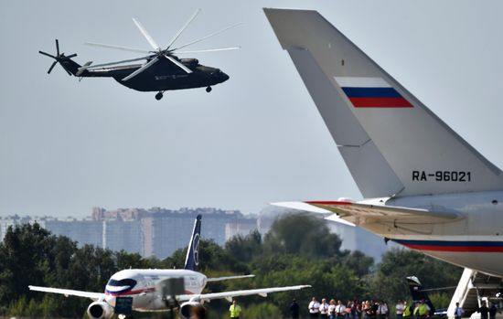 International Aviation and Space Salon MAKS-2017 opens in Zhukovsky