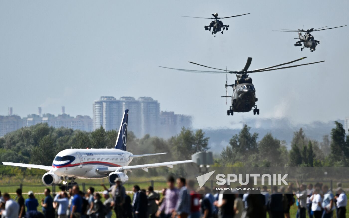 International Aviation and Space Salon MAKS-2017 opens in Zhukovsky
