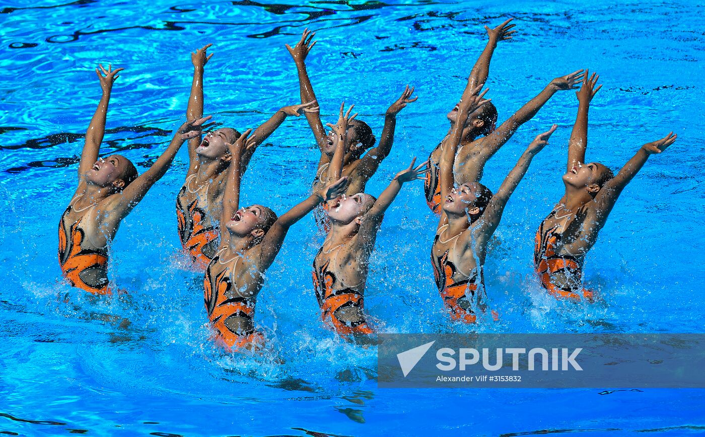 17th FINA World Masters Championships. Synchronized swimming. Groups. Technical routine. Finals