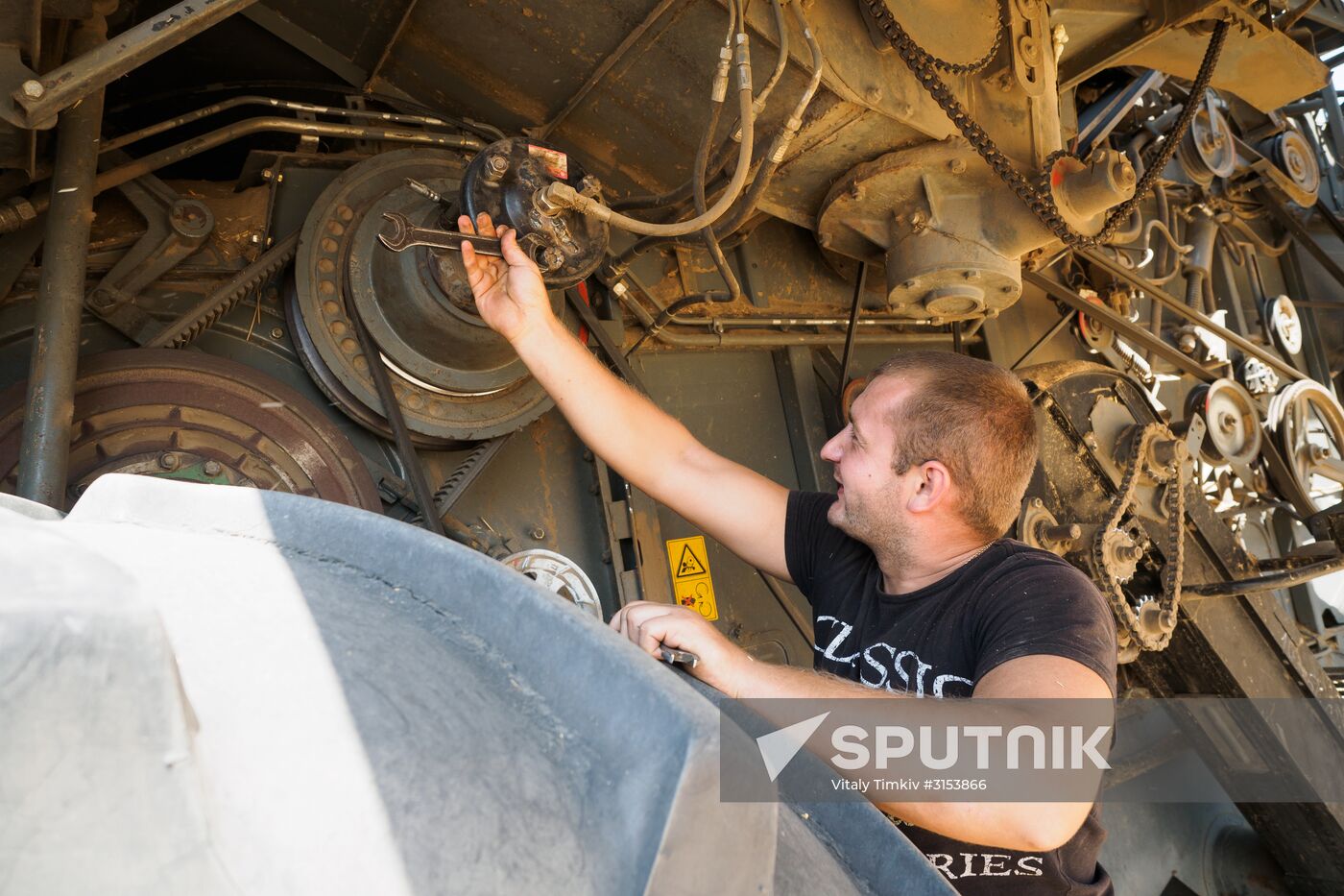 Crops harvest in Krasnodar Territory