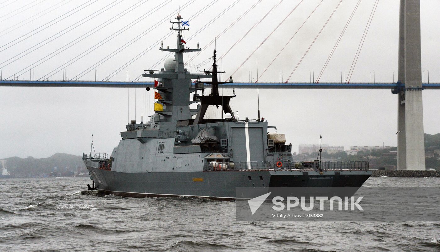 Sovershenny corvette joins Russia's Pacific Fleet