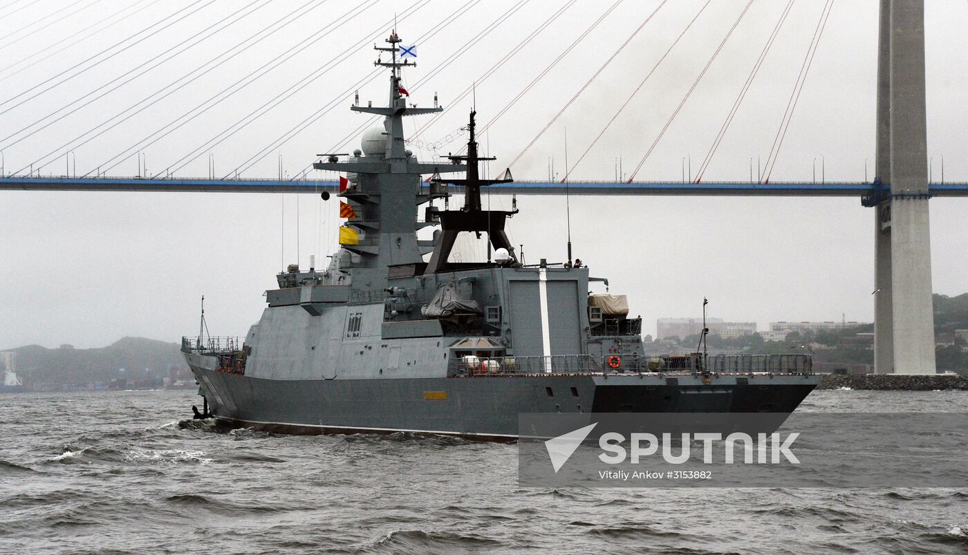 Sovershenny corvette joins Russia's Pacific Fleet