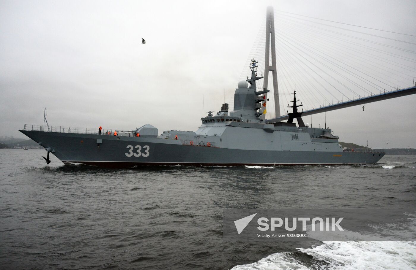 Sovershenny corvette joins Russia's Pacific Fleet