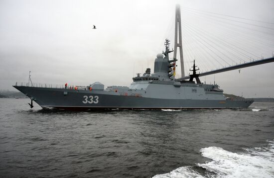 Sovershenny corvette joins Russia's Pacific Fleet
